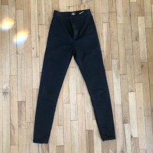 Topshop Women’s Black Moto Jeans size W25 L30